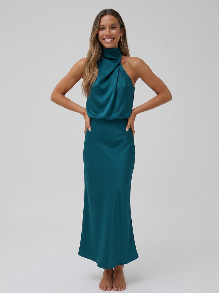 Carmina | Abito Lungo Halter