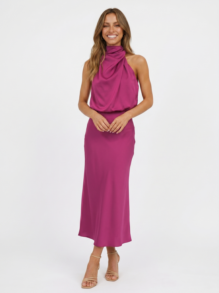 Carmina | Abito Lungo Halter
