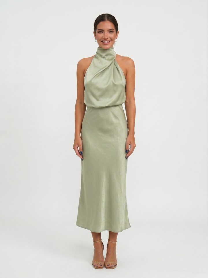 Carmina | Abito Lungo Halter