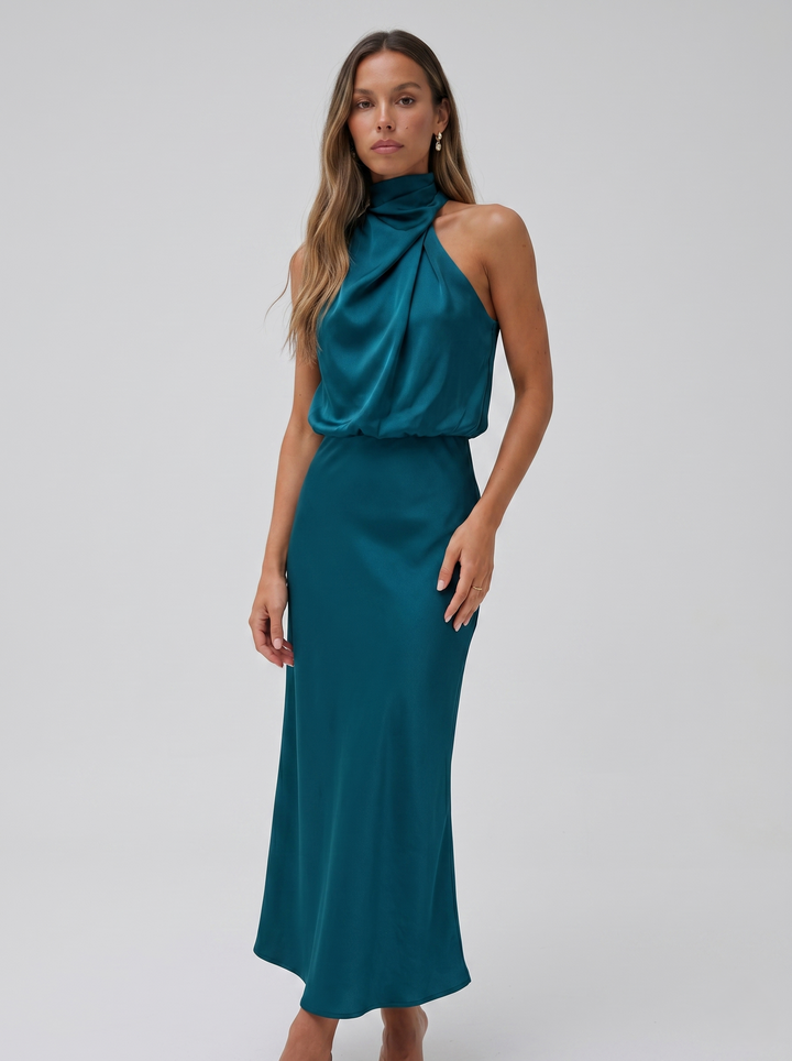 Carmina | Abito Lungo Halter