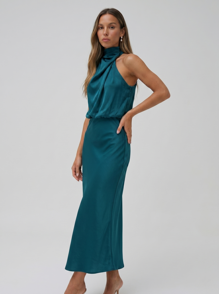 Carmina | Abito Lungo Halter