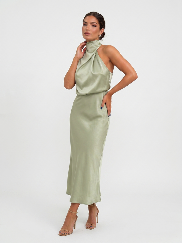 Carmina | Abito Lungo Halter