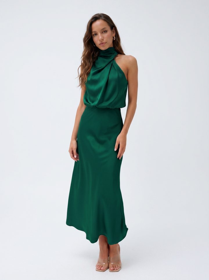 Carmina | Abito Lungo Halter