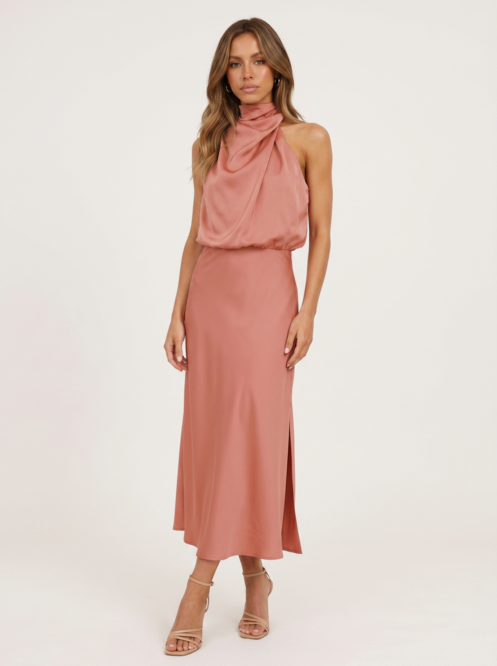 Carmina | Abito Lungo Halter