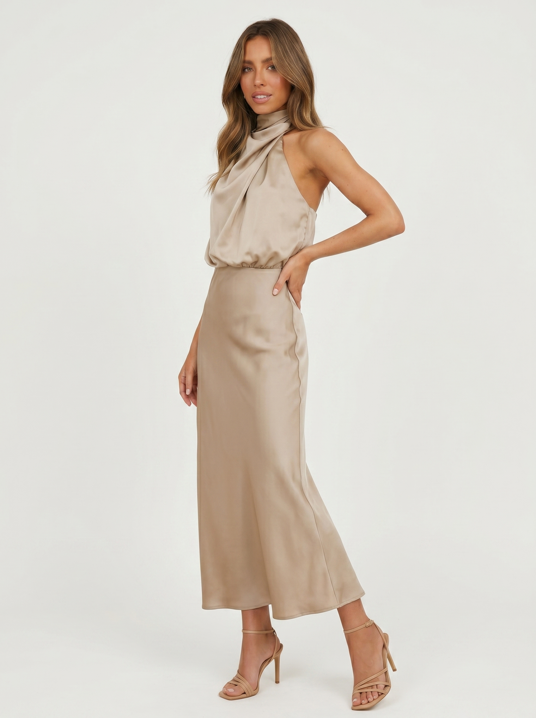 Carmina | Abito Lungo Halter