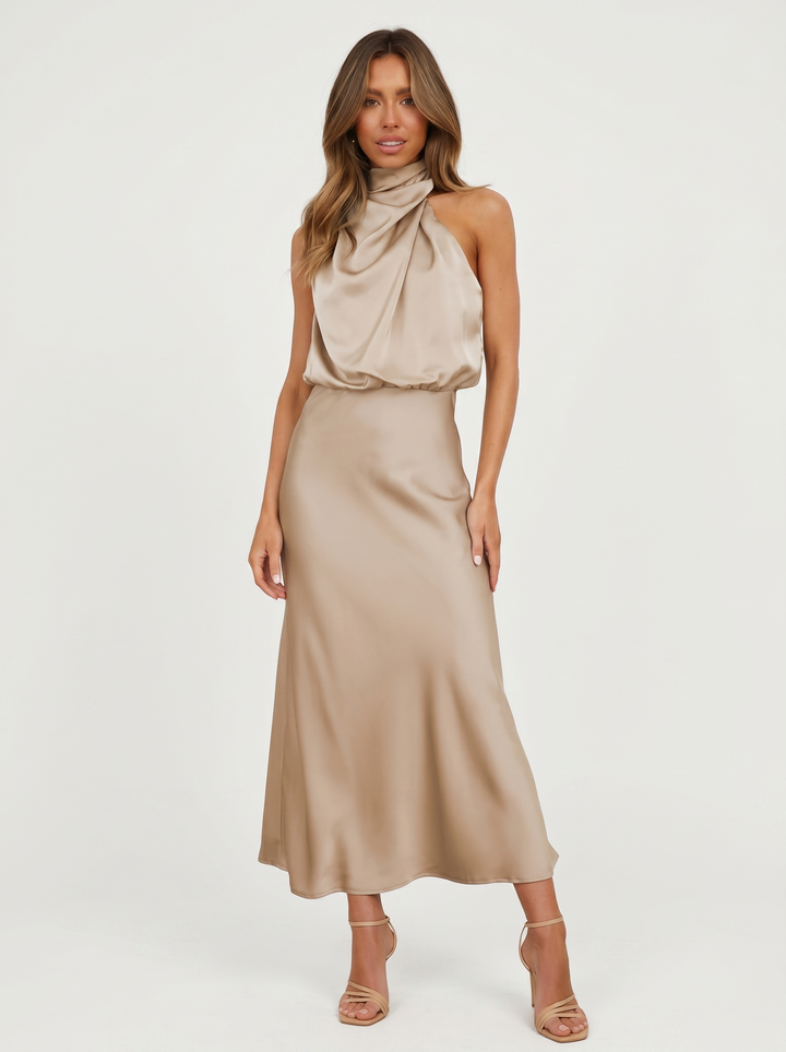 Carmina | Abito Lungo Halter