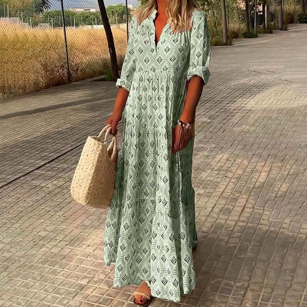 Luna | Elegante Abito Maxi Boho