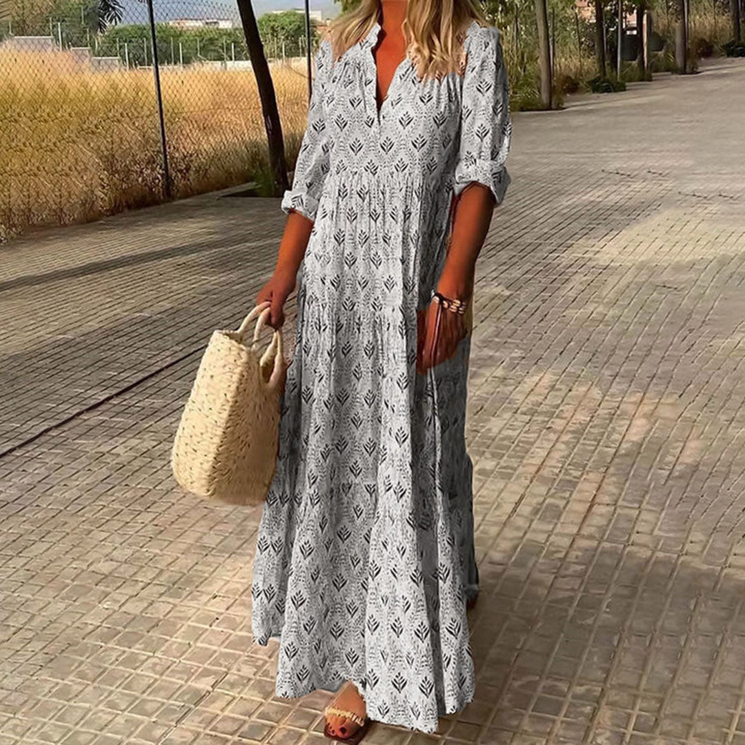 Luna | Elegante Abito Maxi Boho