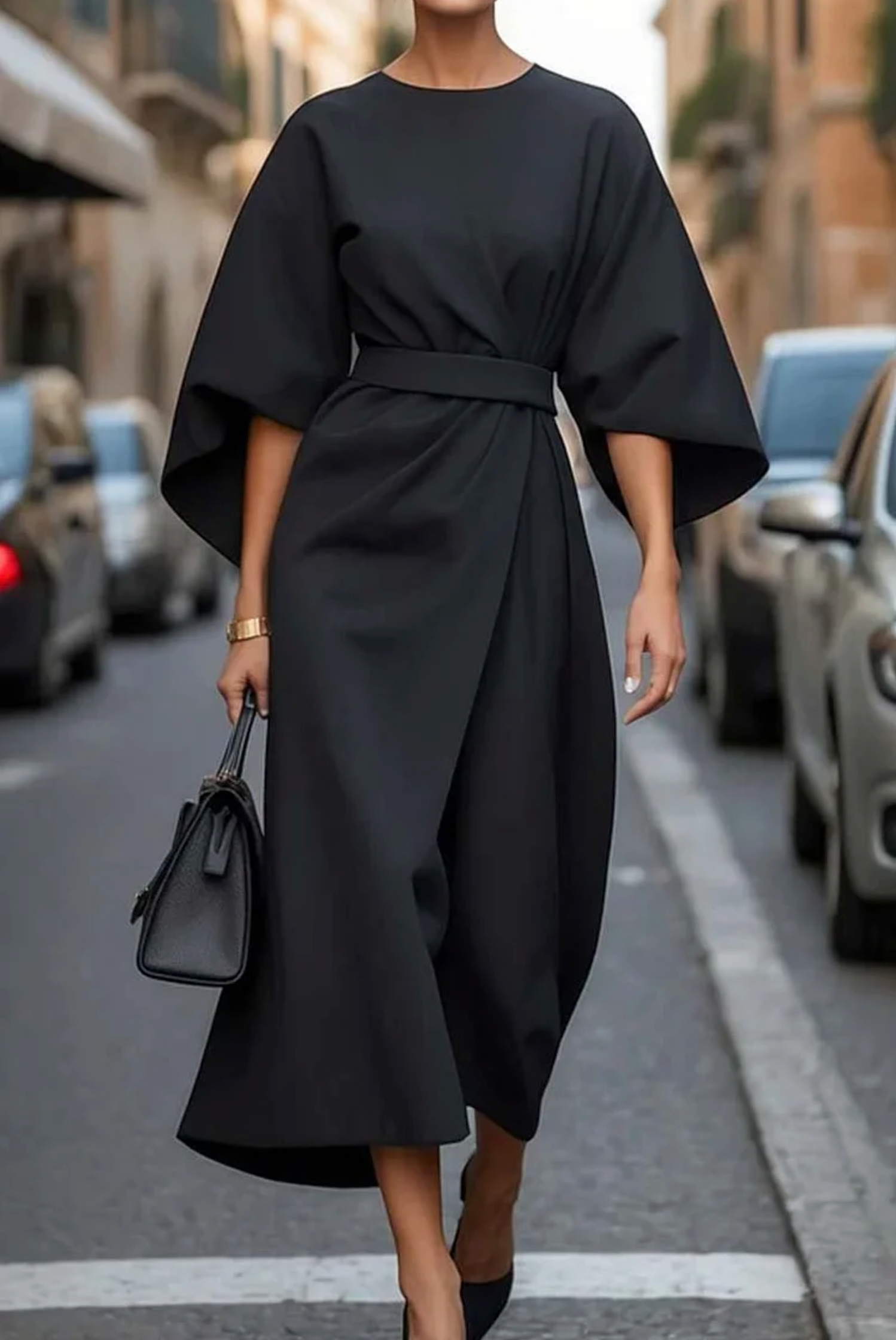 Nerina | Effortless Belted Dress