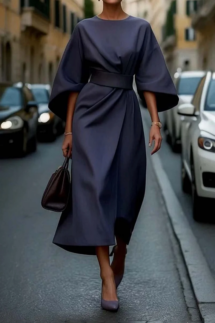 Nerina | Effortless Belted Dress