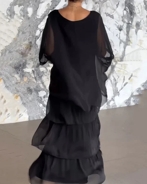 Lara | Elegante Abito Lungo Fluido