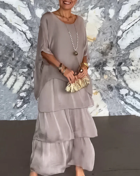 Lara | Elegante Abito Lungo Fluido