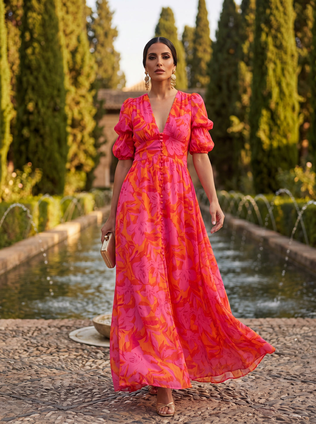 Olvera | Elegante Abito in Raso