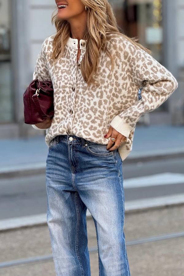 Avenelle Soft Leopard Cardigan