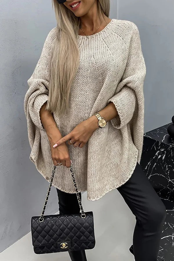 Avelune Soft Poncho Knit