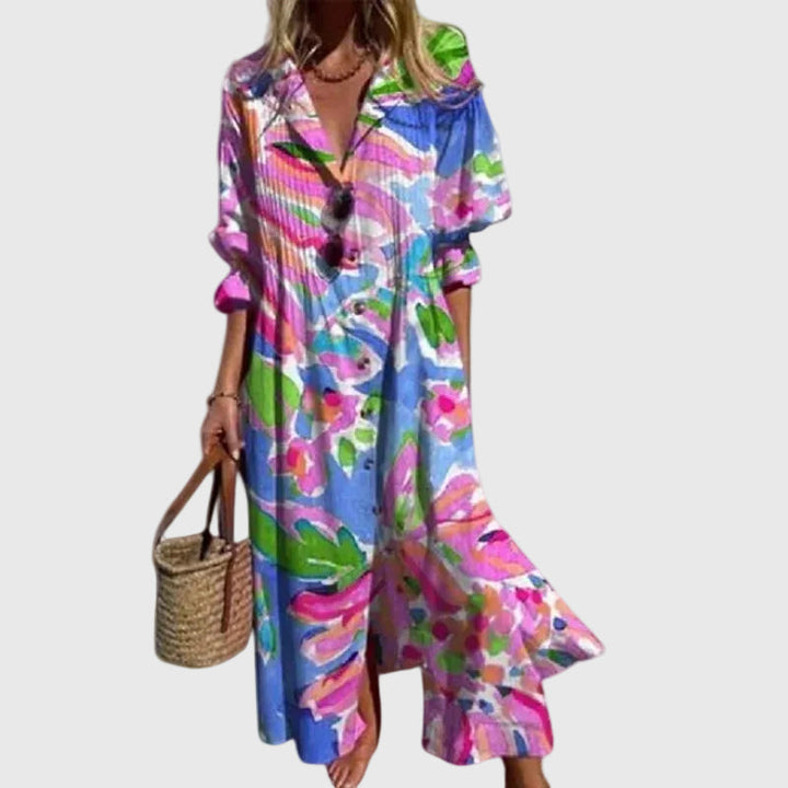 Zariah | Abito Lungo Elegante in Stile Boho
