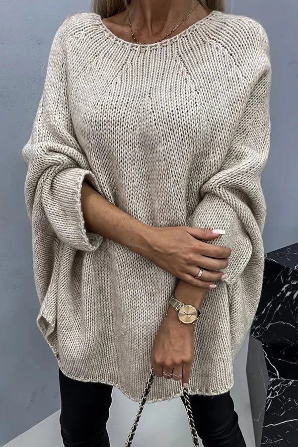 Avelune Soft Poncho Knit