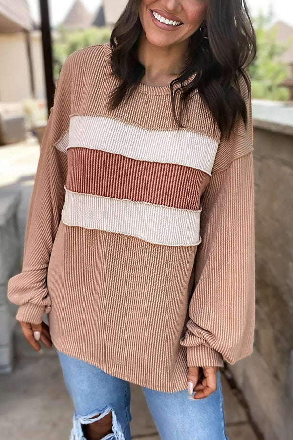 Liora Textured Lantern Sleeve Top