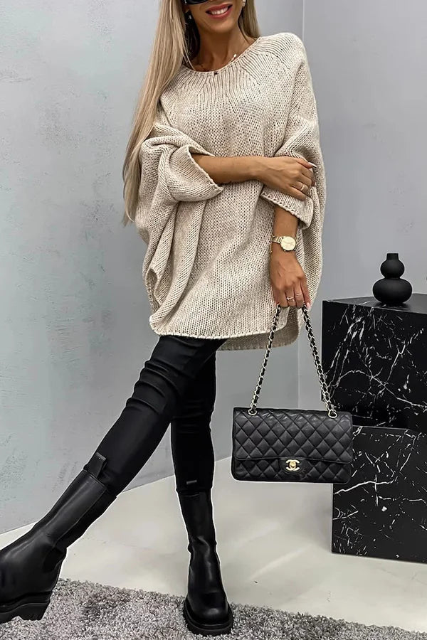 Avelune Soft Poncho Knit
