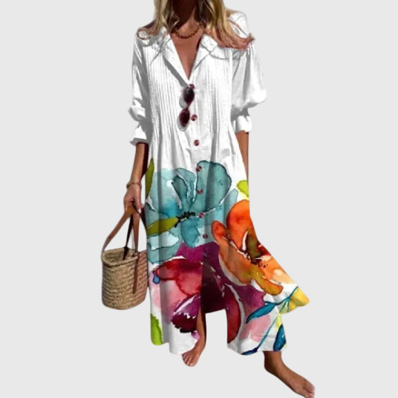 Zariah | Abito Lungo Elegante in Stile Boho