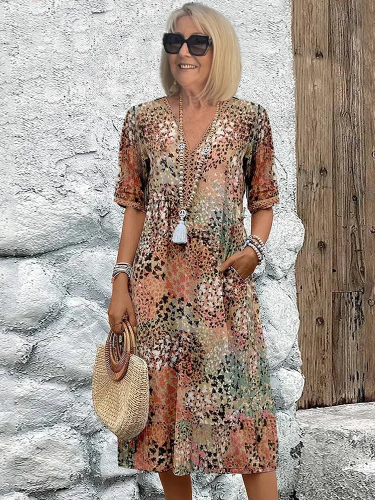 Nola | V-Neck Summer Dress