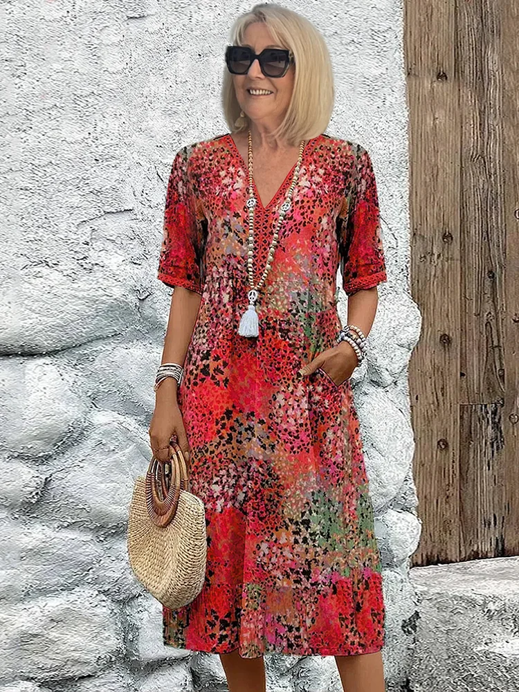 Nola | V-Neck Summer Dress