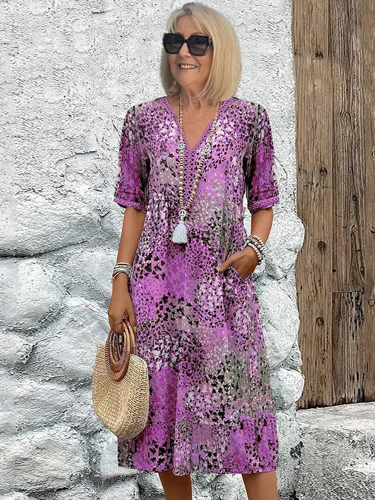 Nola | V-Neck Summer Dress