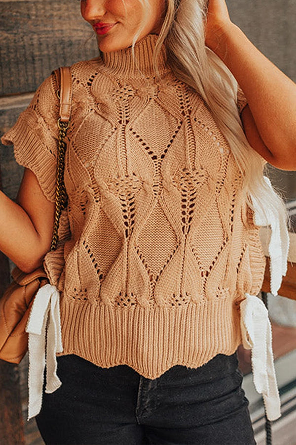 CÉLIRA | MAGLIONE IN MAGLIA CON DETTAGLI ONDULATI