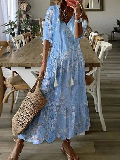 Solea | Abito Midi Boho Disinvolto