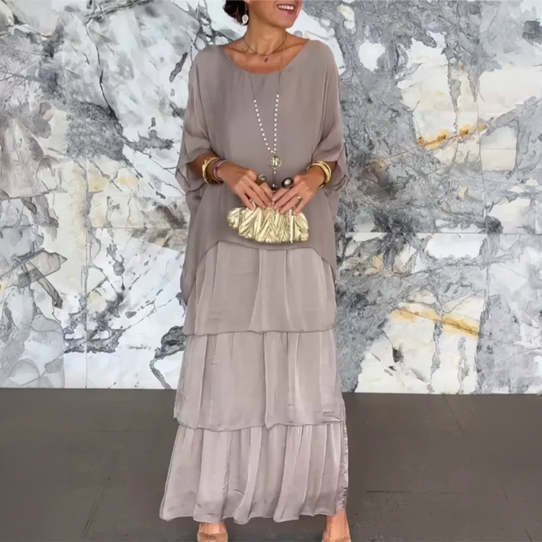 Lara | Elegante Abito Lungo Fluido