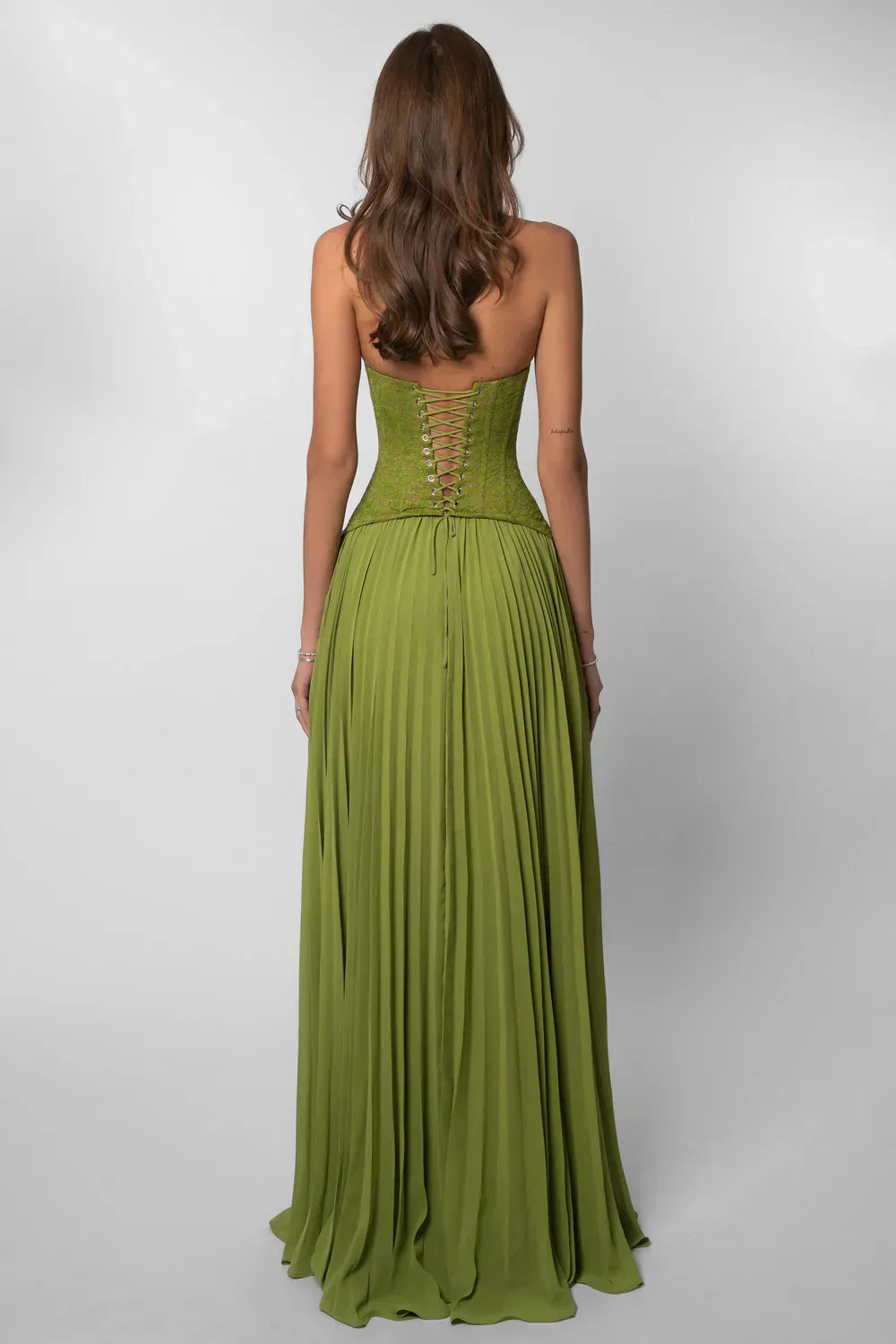 Paige | Pleated Halter Maxi Dress