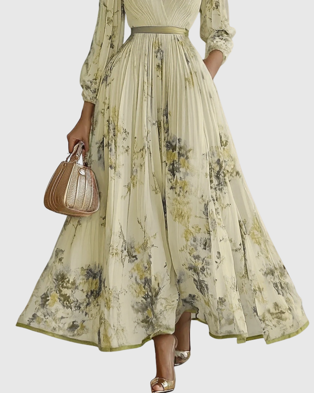Norvée | V-Neck Midi Dress
