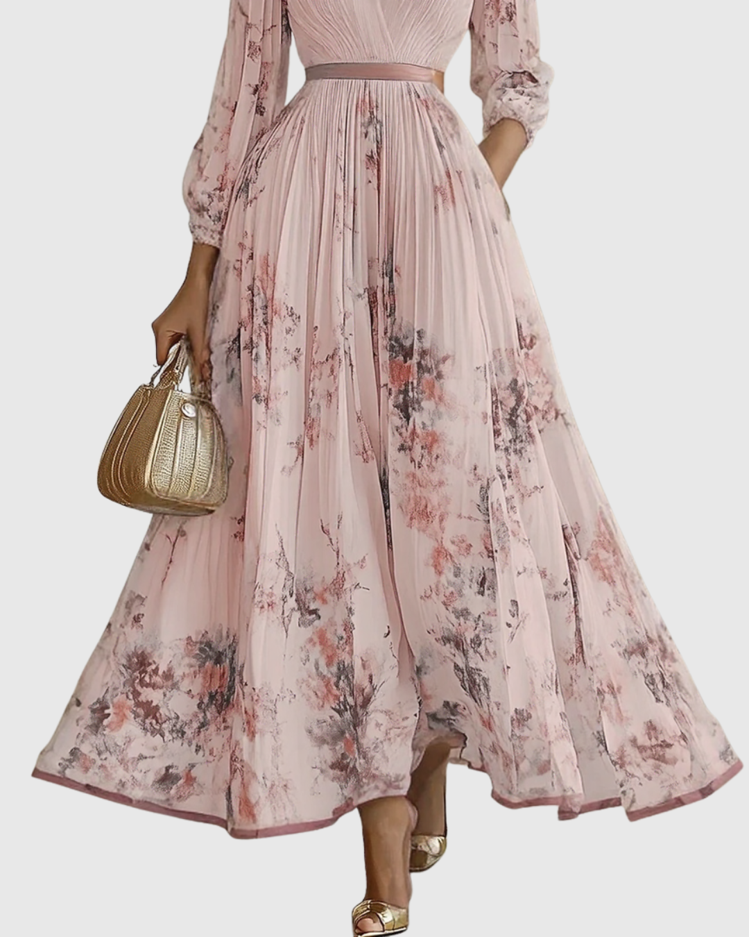 Norvée | V-Neck Midi Dress